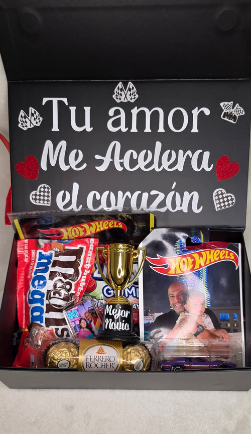 Caja Hot Wheels para el