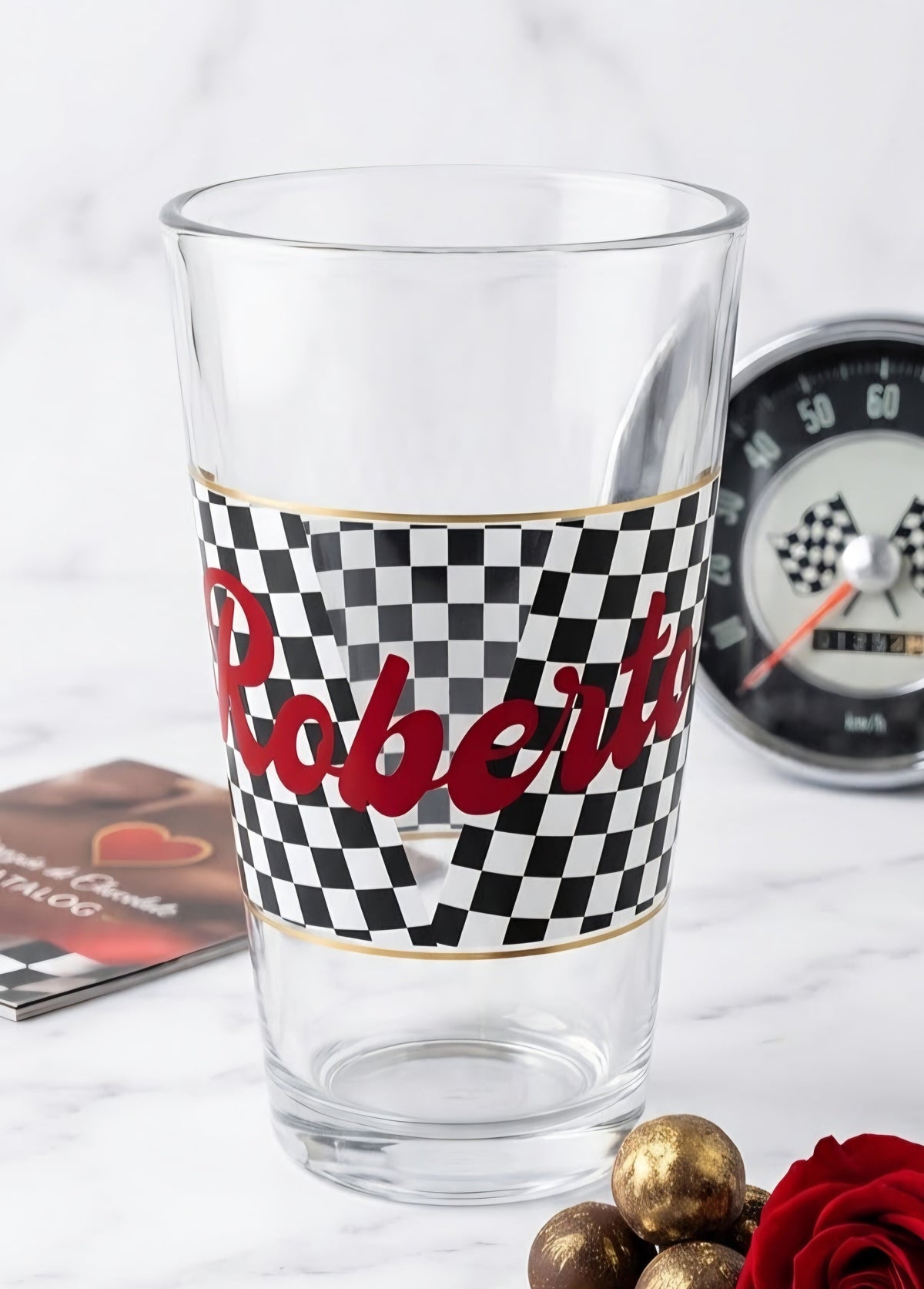Vaso "Carrera al Corazón" (Edición Especial Novios)